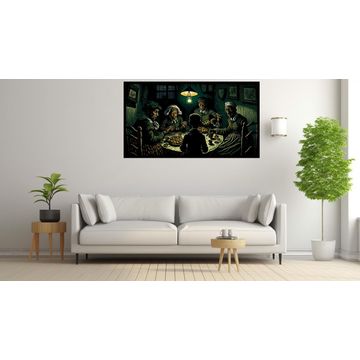 Canvas Wall Art - Canvas Wall Art-The Potato Eater - B1229 [120 x 80 cm]