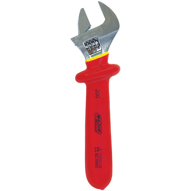 30mm 1000V Insulated Adjustable Spanner (VAS0108) - Major Tech