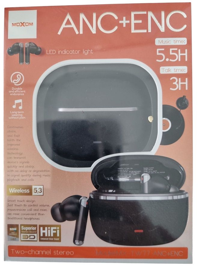 Earbuds TW77 wireless Moxom