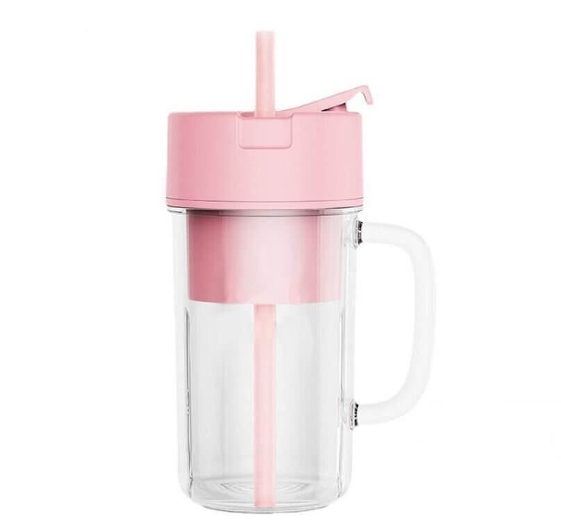 Portable Mini Electric Crusher Juicer Cup - Pink
