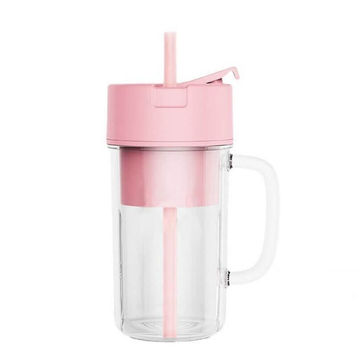 Portable Mini Electric Crusher Juicer Cup - Pink