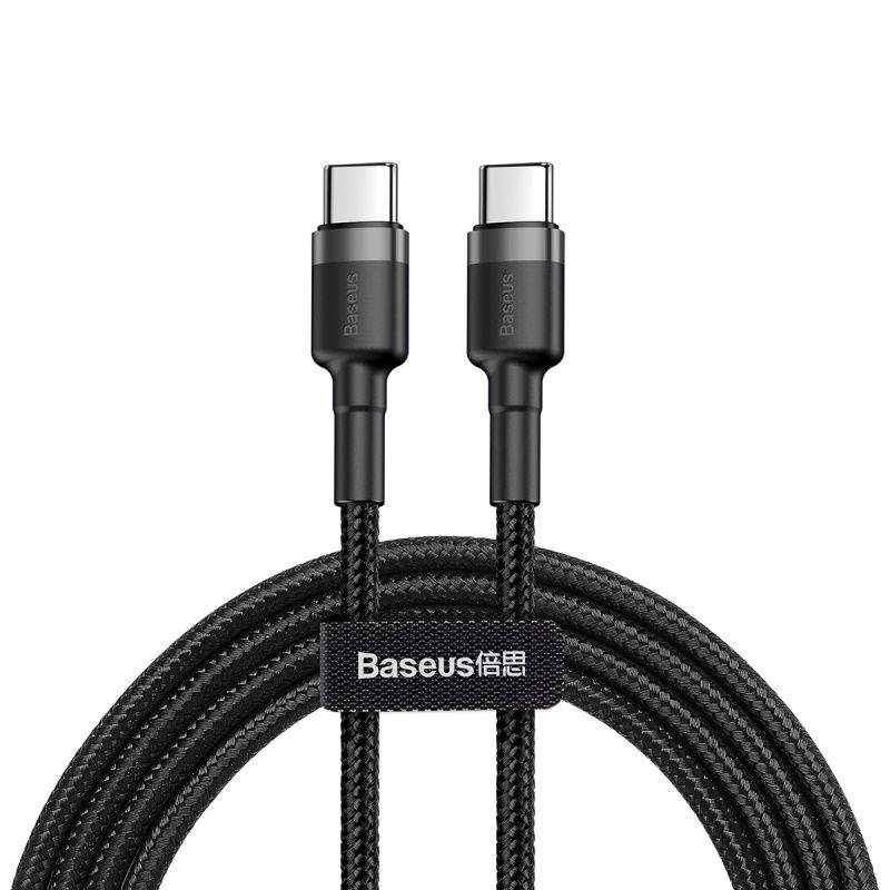 Baseus Cafule Series Fast Charging and Data Cable Type C to Type C 60W 1m - Black
