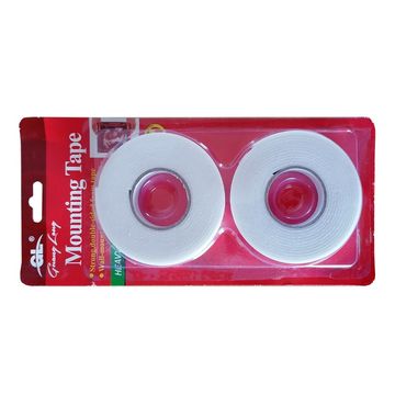 Double sided tape with 2 pieces