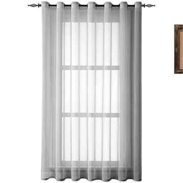 Matoc Designs Curtain - Mystic Voile - Grey - Eyelet - 500cm W x 233cm H