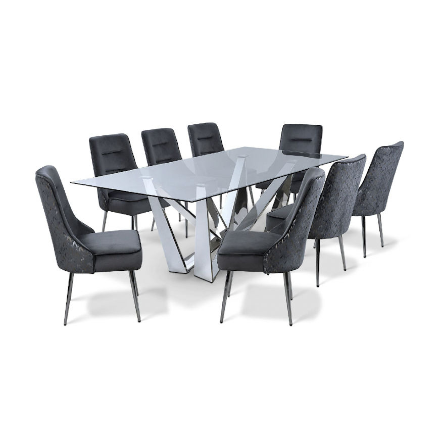 KC FURN Theodore Dining Set 8 Seater