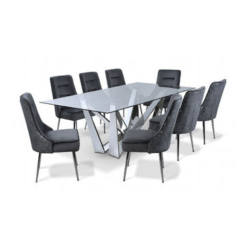 KC FURN Theodore Dining Set 8 Seater