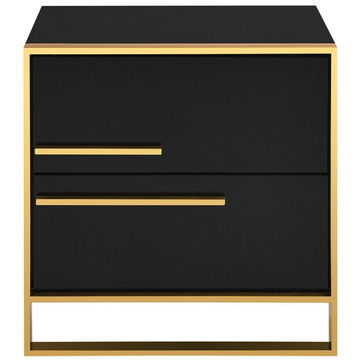 Delphine Pedestal -Black
