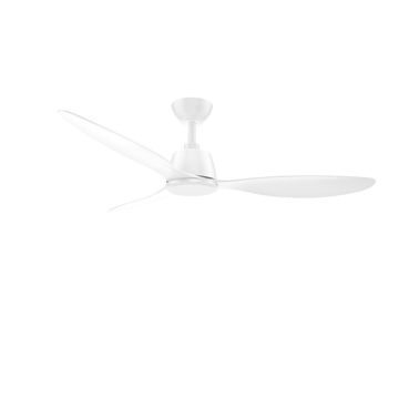 Solent Coastal Breeze 1232mm Sweep 3 Blade Smart fan with Infra-red Remote Control - White