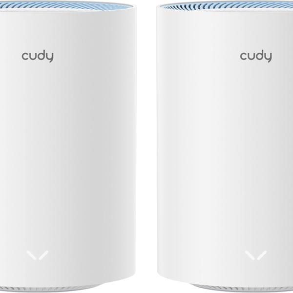 Cudy M1200 Dual Band Wi-Fi 5 Mesh System 2-Pack - 1200Mbps Fast Ethernet Coverage