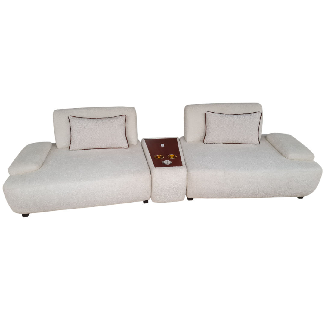 The Nexus Sofa - Boucle Cream White