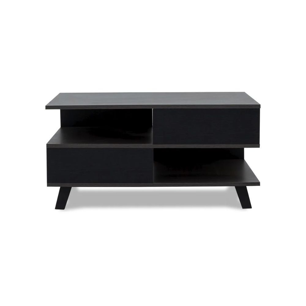 2-Tier Coffee Table 90cm – Compact Living Room Table with Two-Level Design