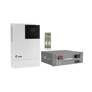 SNRE 3KW Offgrid Inverter and 2.56KwH Lemoen Lithium-ion Battery Combo