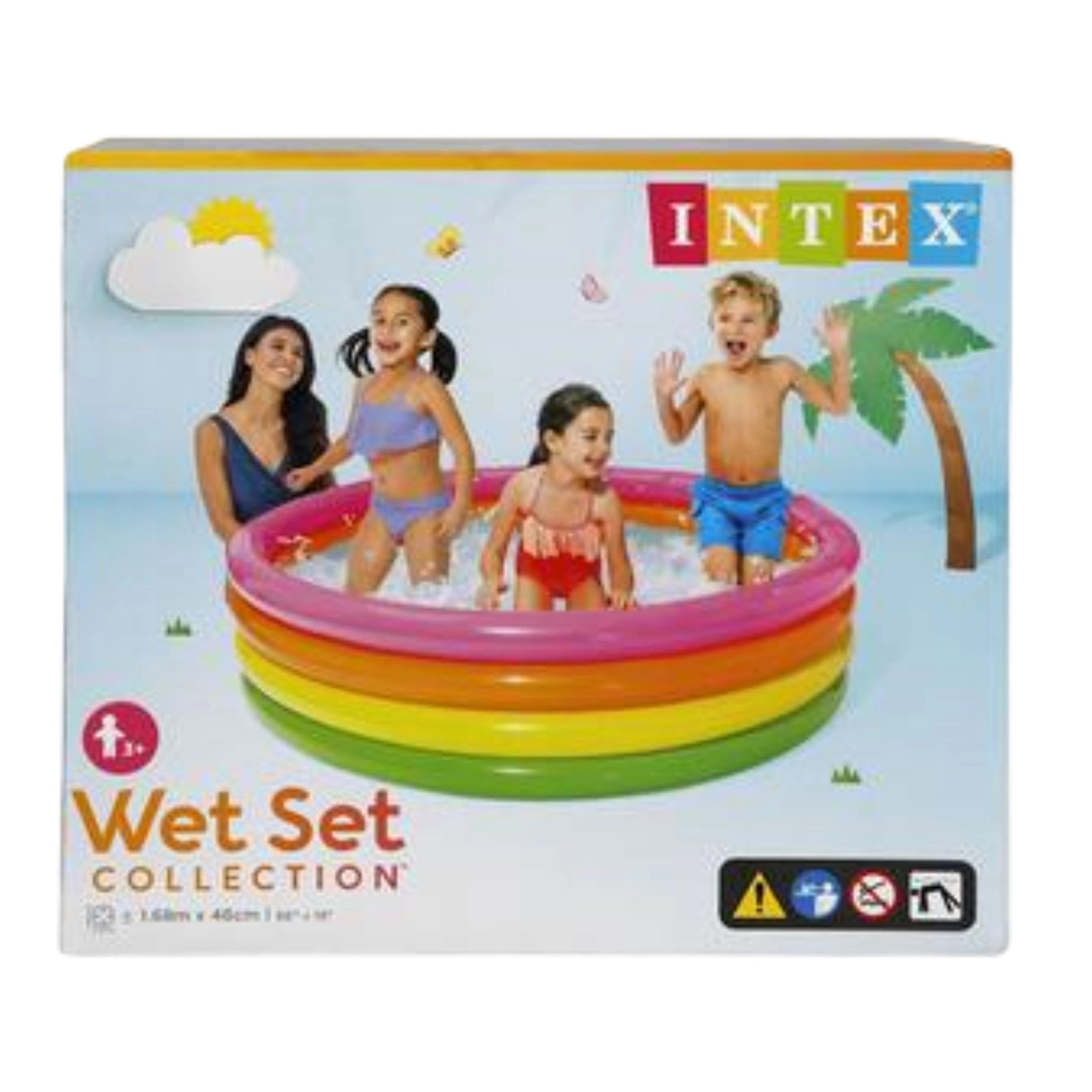 Intex Pool Sunset-Glow 168X46Cm