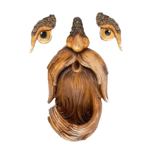 Whimsical Tree Face Bird Feeder