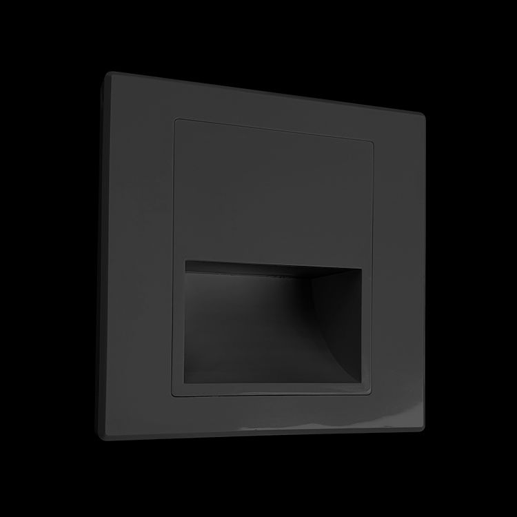 230v 1.5W LED SMD Square Recesd Step Light