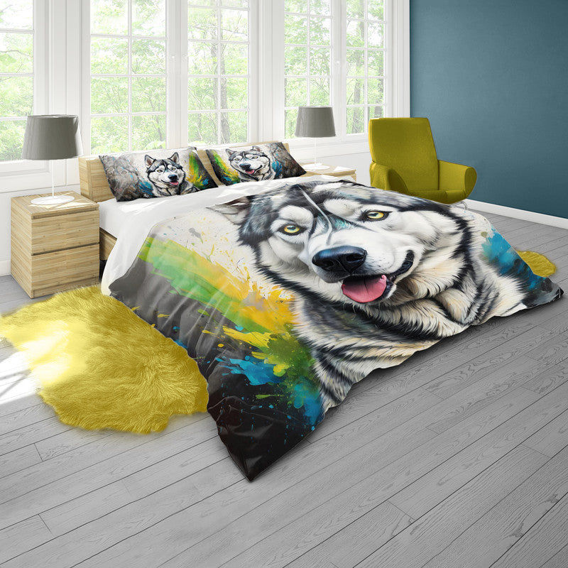 Husky Pride By Nathan Pieterse Duvet Cover Set Queen LEROY MERLIN South Africa