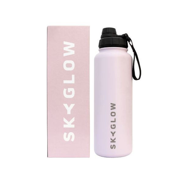 SkyGlow Double Wall Water Bottle - Gym Water Bottles - Sports Water Bottle - 1.2L - Lavender