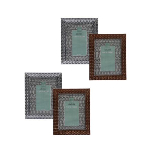 PICTURE FRAME PL METALLIC 15x20cm ASSTD - Pack of 2