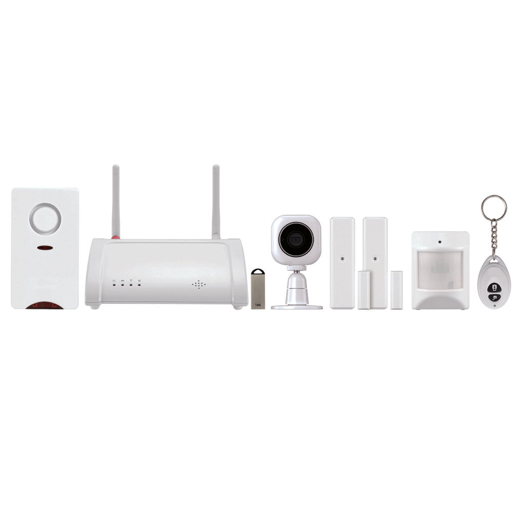 Wi-Fi Camera & Motion Sensor Alarm Kit