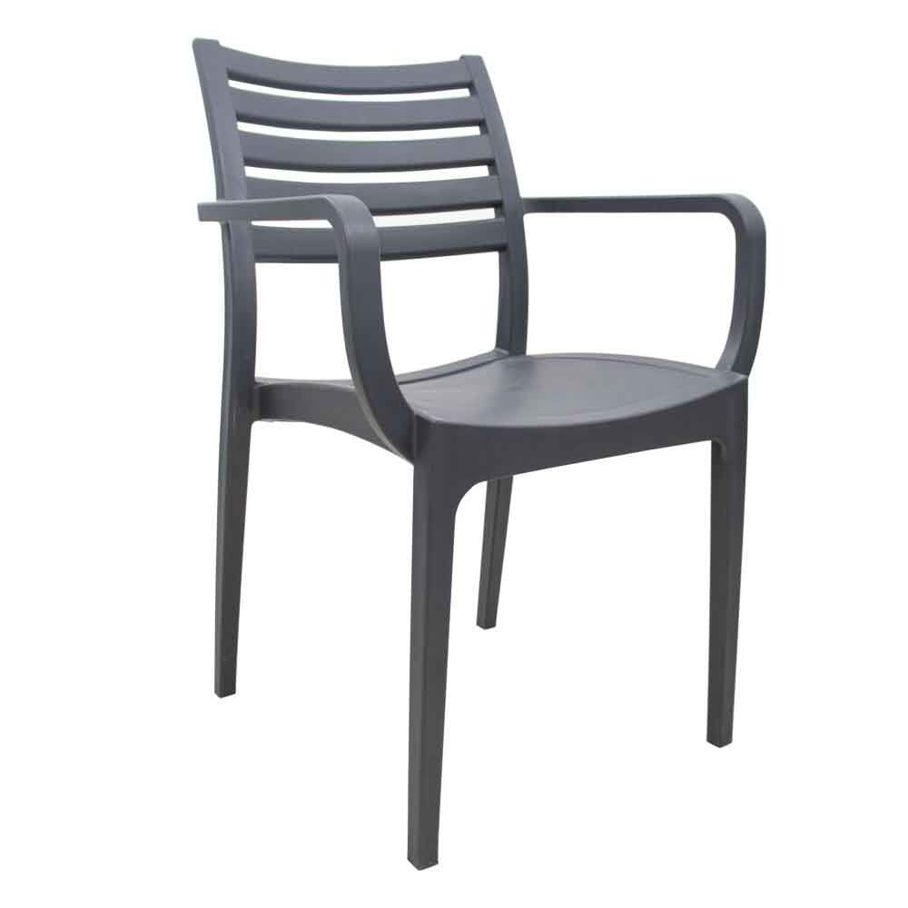 Vividitto - Sienna Arm Chair - Charcoal