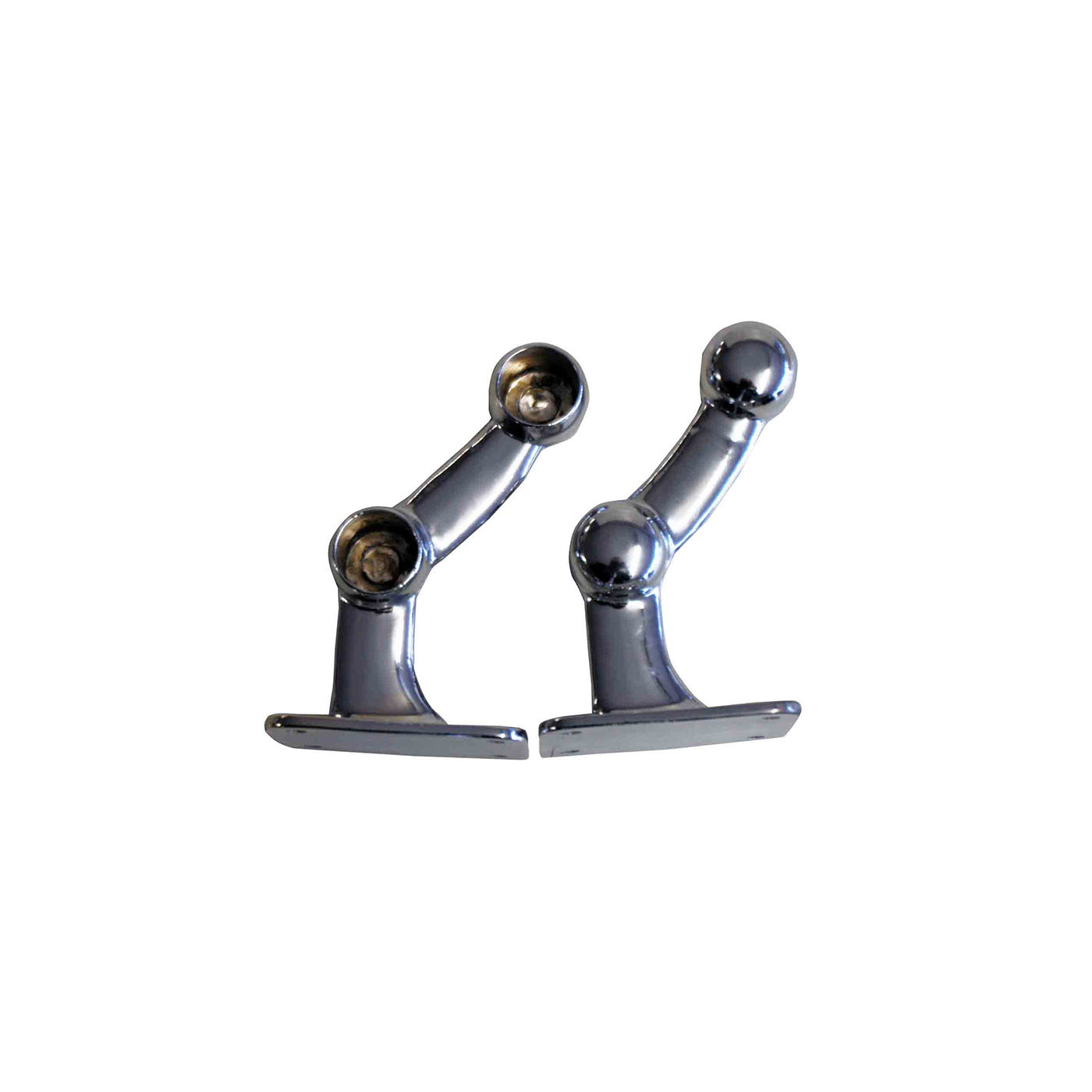 Towel Rail Bracket - 19mm - Twin - Cp - #156 - Pair - 2 Pack