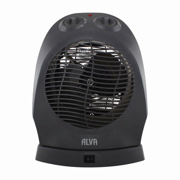ALVA Electric Fan Heater 2000W Black 12 Month Warranty