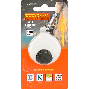 Mini Sanding Disc 19.1Mm 180G