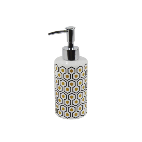 Soap dispenser ceramic SENSEA Carlton white