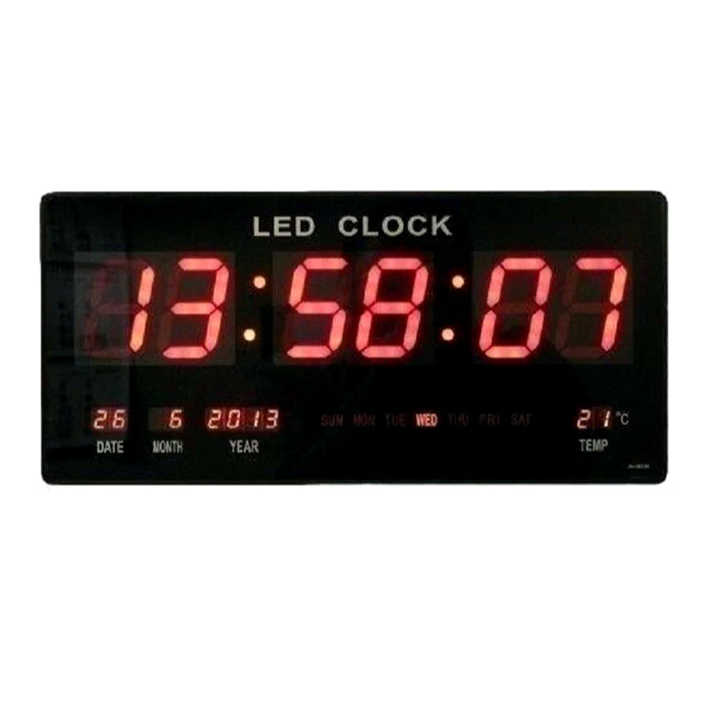 LED Digital Clock Calendar Thermometer 3-in-1
