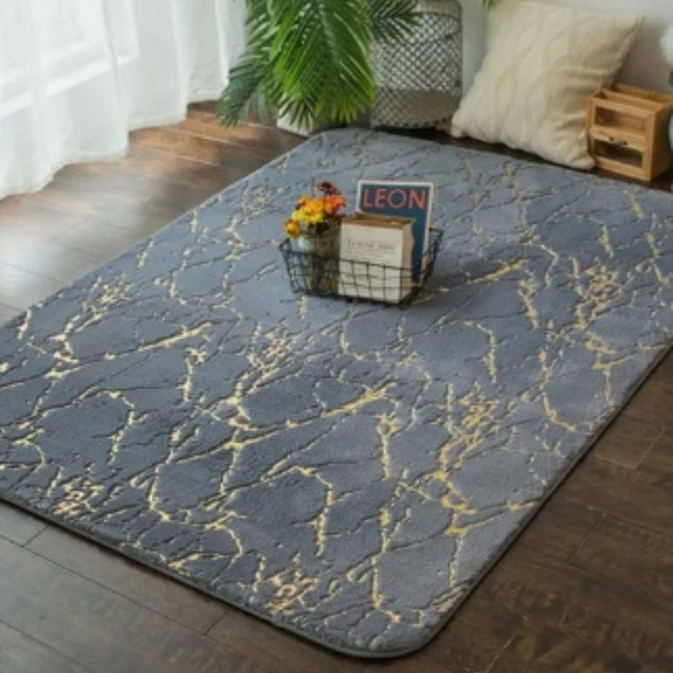 Nu Dekor - 3D Marble Design Carpet - 150 x 200cm - Grey