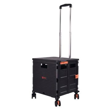COLLAPSIBLE CART ROLLING UTILITY WITH SEAT