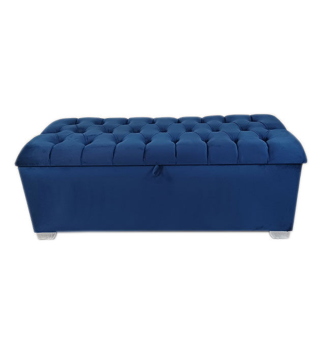 Designer Concepts Connor Storage Box - Large- Queen- Royal Blue