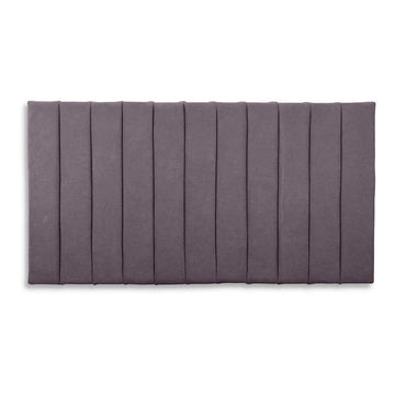 Tracy Panel Velvet Headboard - Grey - Single
