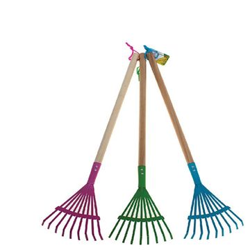 Garden Monsters Kids Leaf Rake 67cm - 6 Pack