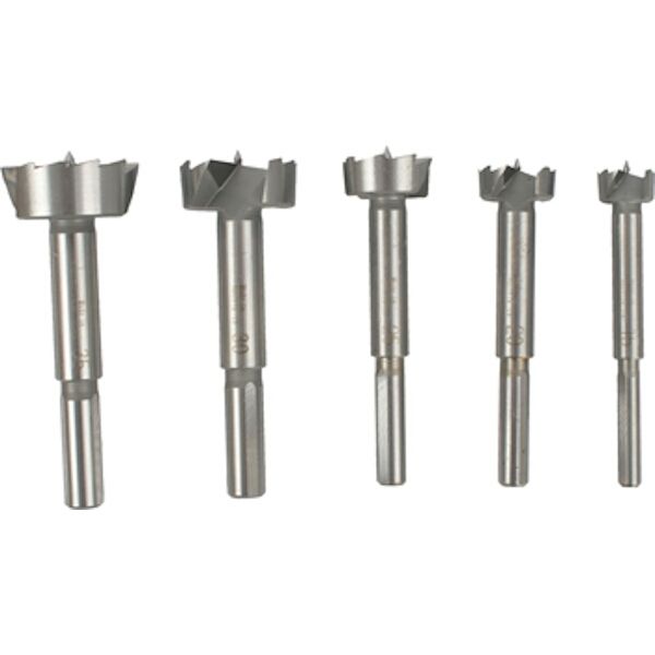 Set Forstner Drill Bit Sharp Shark 5-Tlg.15- 20- 25- 30- 35