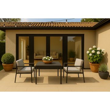 Kenzo - OXXO3621C - Aluminium Double Sliding Door 3.6mx2.1m Charcoal