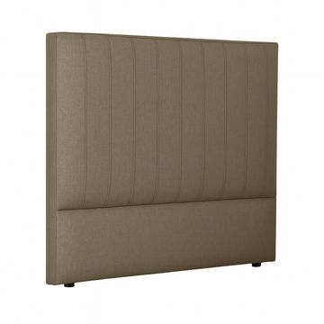 Liora Upholstered Linen Headboard Single Linen Fawn