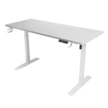 Height Adjustable Electronic Standing Desk - White (Y100WH)