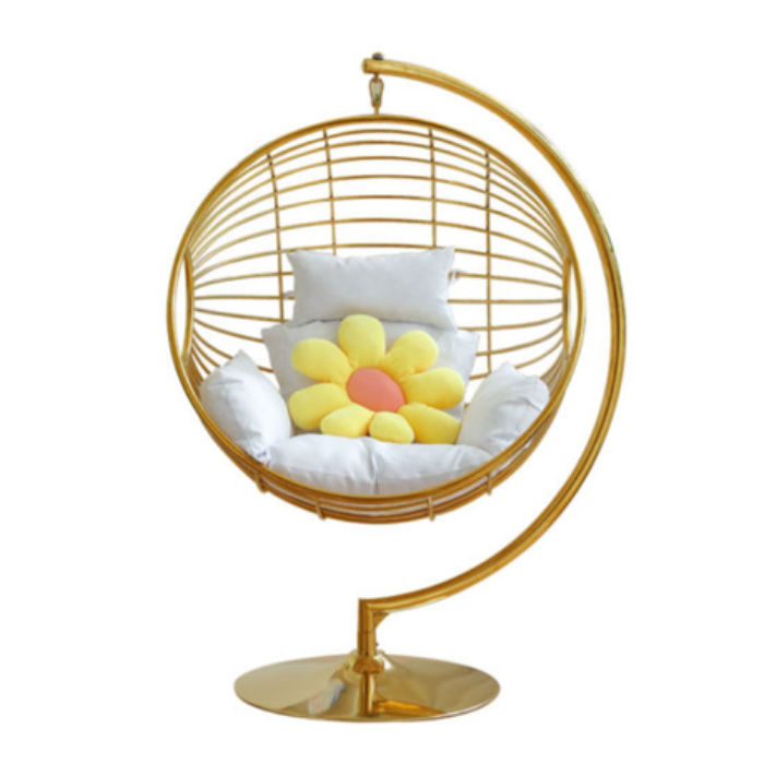 Stainless Steel Swing Chair Nest Swing Lounge Swing Chair Set with Stand