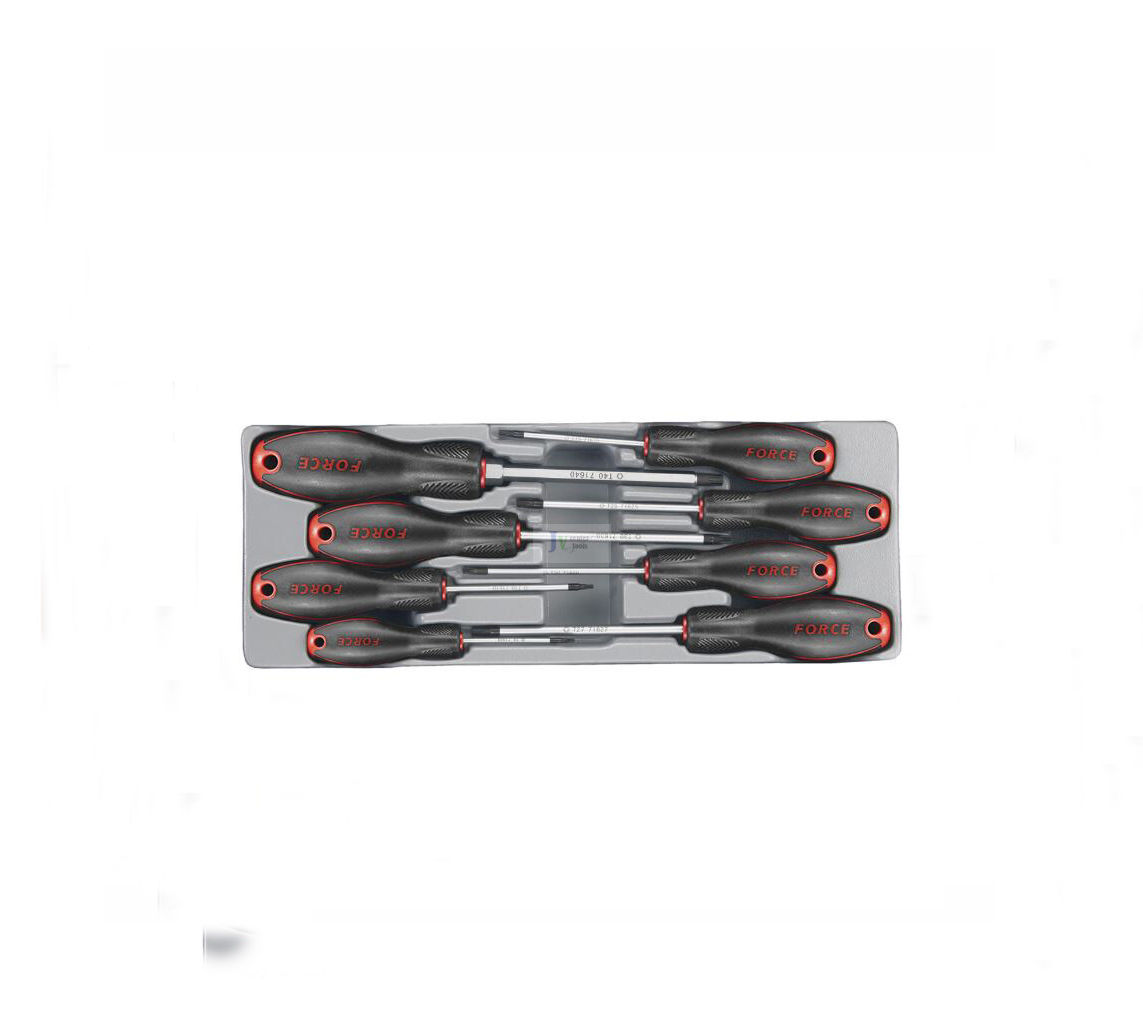 Force - 8 Piece Star Screwdriver Set T8-T40
