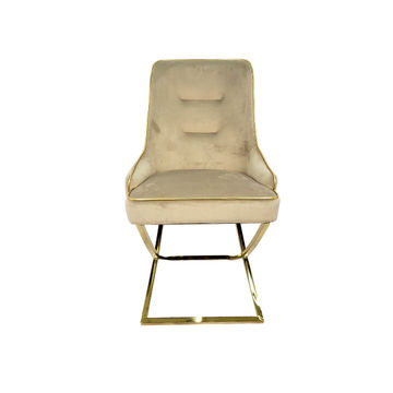 Velvet Enclave: The Opulent Oasis Dining Chair