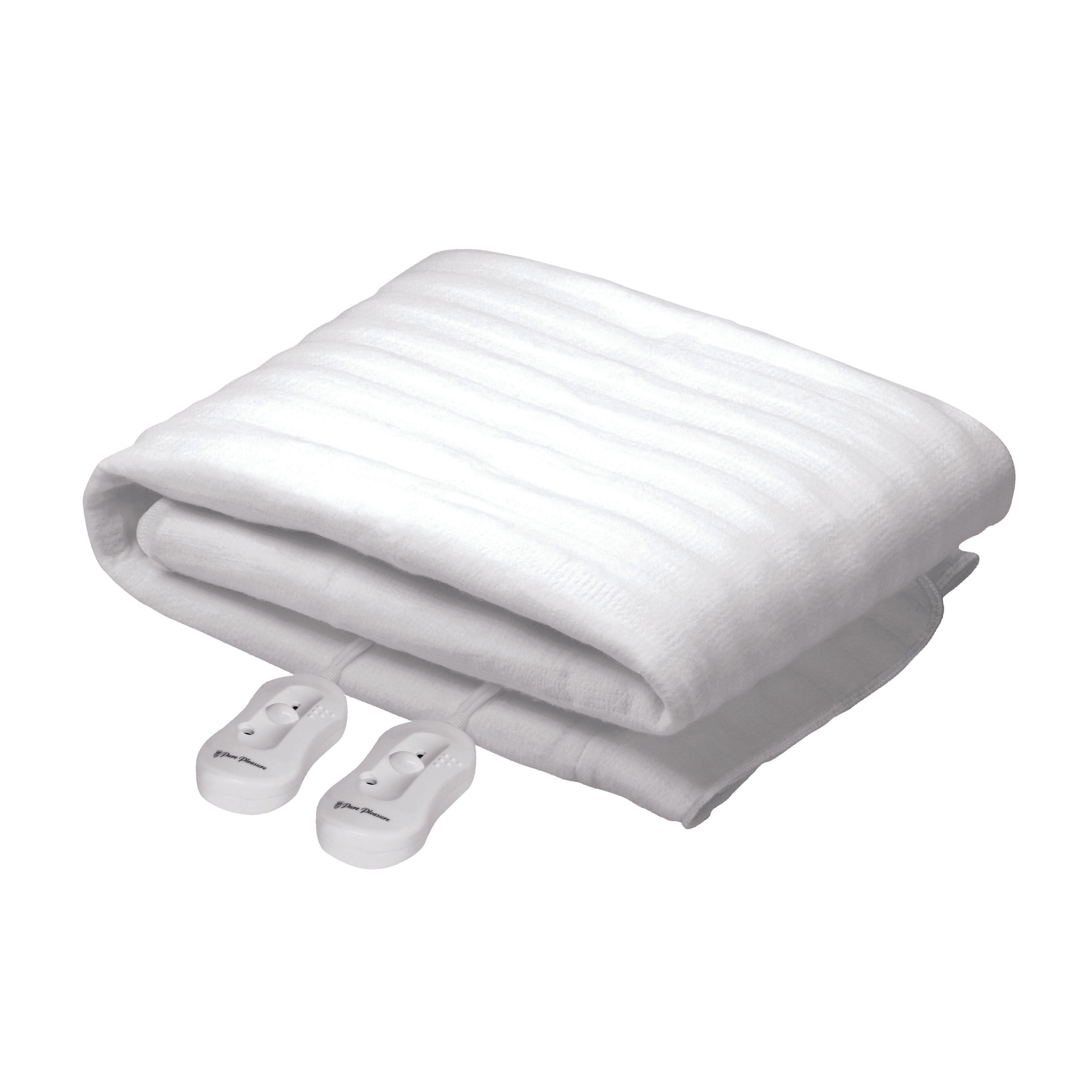 Pure Pleasure Needle Punch Queen Fitted Electric Blanket W/Elastic 152x188cm