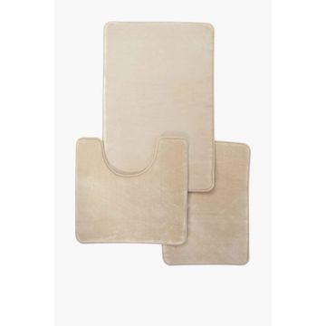 3 PIECE MEMORY FOAM BATH MAT SET Cushioned, Durable & Everyday Style