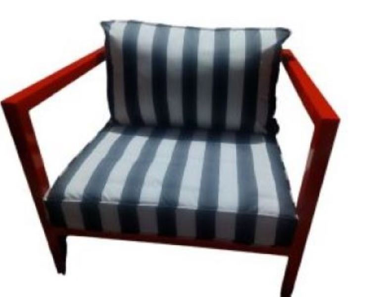 Outdoor Patio Couches (Steel & Outdoor Water-Resistant Fabric * Red, Black, White*)
