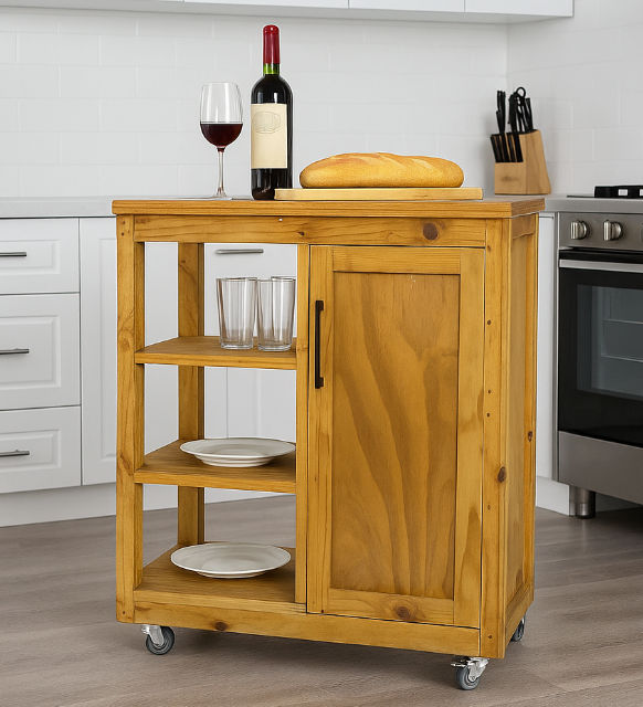 Modnest Rustic Kitch Trolley.