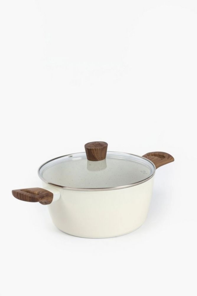 MasterChef 24cm Forged Aluminium Casserole – Heavy-Gauge Construction with Even Heat Distribution