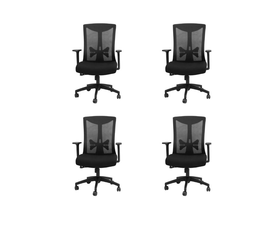 GOF Furniture - Four Lummox Office Chairs