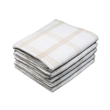 Bunty's Kitchen Towel - Design 2030 - 050x070cms - (05 Pc Pack) - Checks - Birch