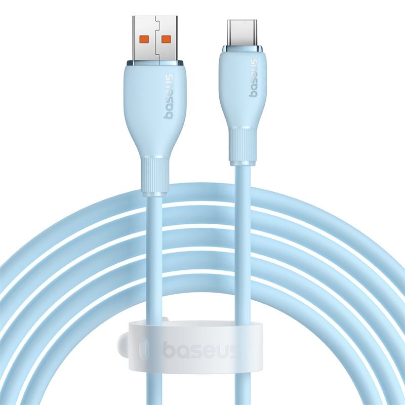 Baseus Pudding Series Fast Charging Cable USB to Type C 100W 2m - Galaxy Blue
