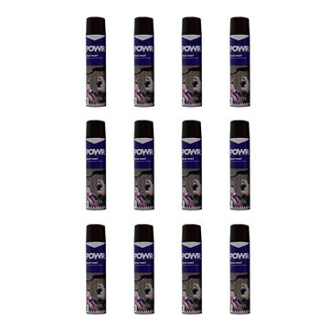 POWR Heat Resistant Spray Paint Black 300ml ( 12 Pack )